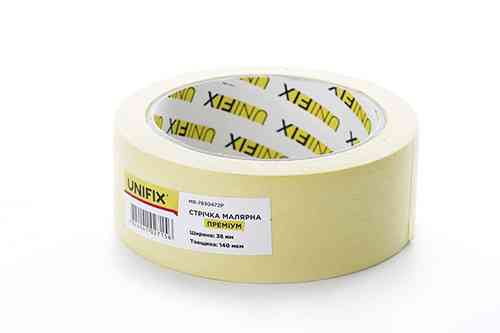 Лента клейкая малярная MR-7830472P премиум 38мм*40м UNIFIX Ровно