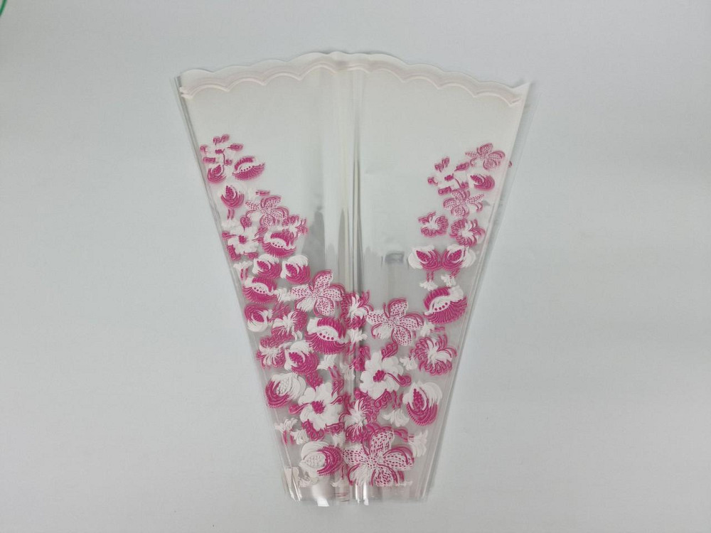 Упаковка конус під квіти h60/14низ/56верх(100 шт.) Рожеві квіти 170 (2) (100 шт.) Харків - фото 3