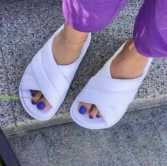 GREMMY Шльопанці жіночі GREMMY КР білі (літо, шкіра натуральна) (4025) 37р.38р.39р. Коломыя