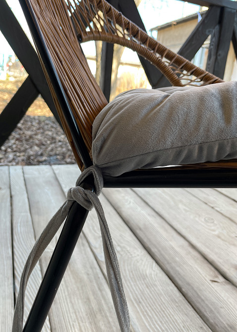 Подушка для стільців (40x40х5 см) Decorator Velour колір серый 84-103 Київ - фото 7