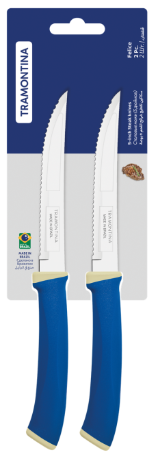 Набор ножей TRAMONTINA FELICE blue, 2 предмета (6852750) Киев - изображение 4
