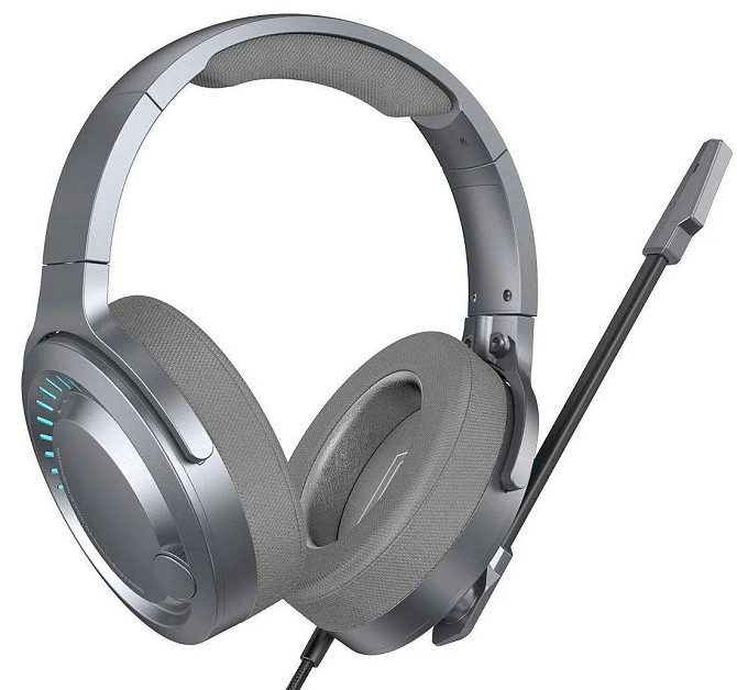 Ігрові навушники BASEUS GAMO Immersive 3D Virtual Game headphone NGD05-0A (Сірі) Миколаїв - фото 2