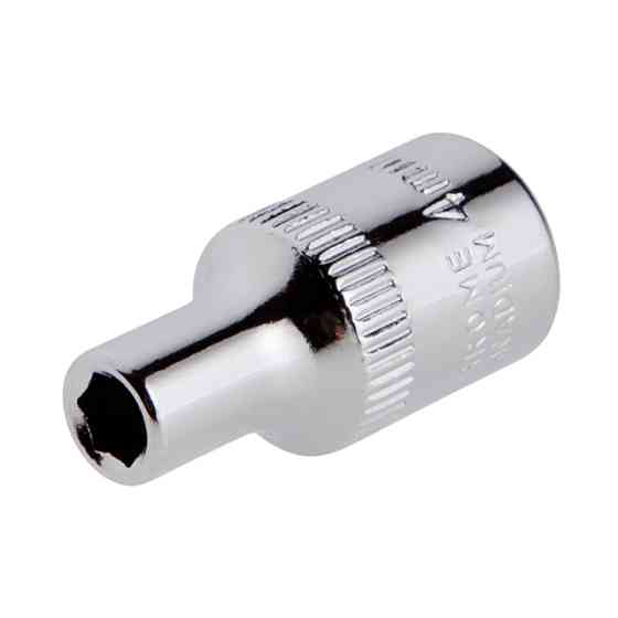 Головка шестигранна 1/4", 4×25 мм, Cr-V, STORM Львов