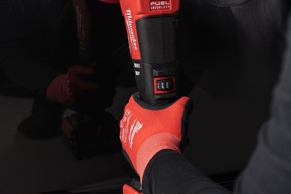 Машина полировальная эксцентриковая аккумуляторная MILWAUKEE, M18 FUEL FROP15-502X, O125мм (+заряд.устройства, 2 аккум.Х 5Ач, HDкейс) Одесса - изображение 7