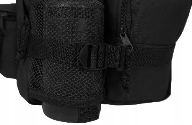 Універсальна Поясна Сумка 3 кишені з флягою 0.5 літрів Mil-Tec від Sturm (13511002) Black Нововолинськ - фото 8