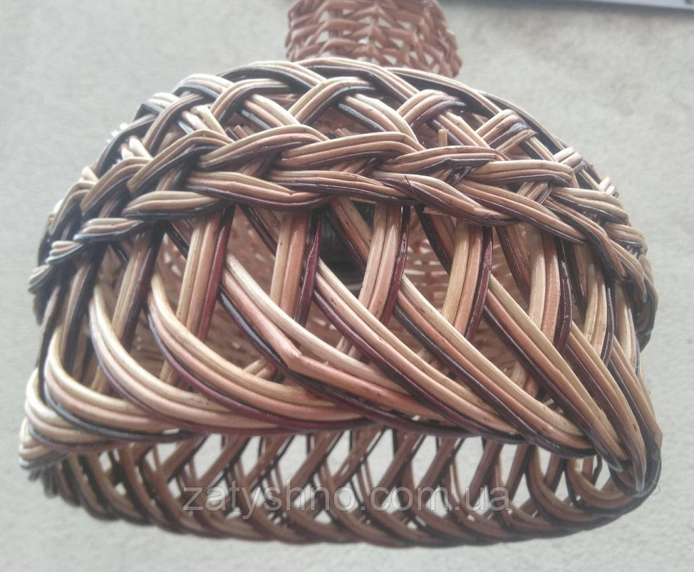 Люстра плетеная из лозы с ажуром Киев - изображение 4