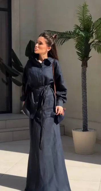 Сорочка + спідниця максі — готовий образ без зайвих думок Одеса - фото 1