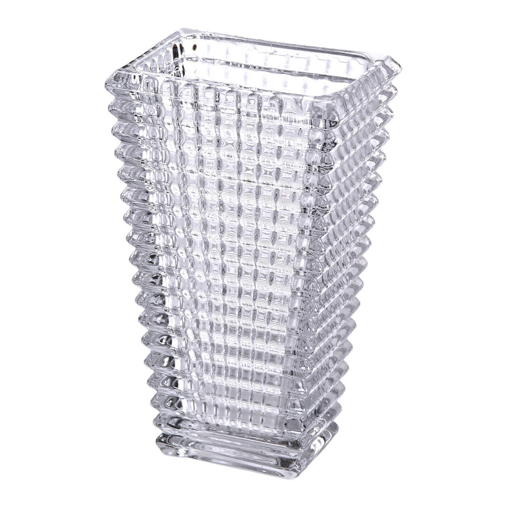 Стеклянная декоративная ваза для цветов, 17 см Киев - изображение 3