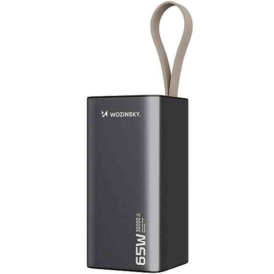 УМБ Wozinsky 30000mAh K65+ 65W PD,QC USB-A,2xUSB-C Gray Вінниця