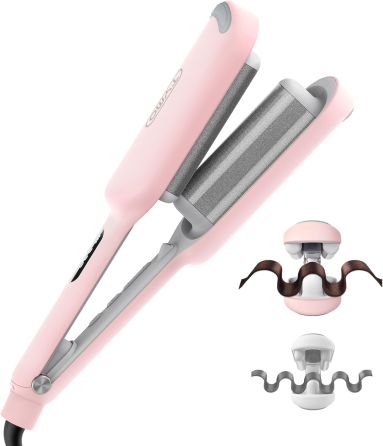 Плойка для волосся TYMO Rovy wave curling Iron Інструмент для завивки волосся для глибокого завивання, іонна плойка Beach Waves Київ