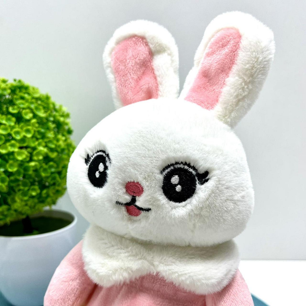 Іграшка Зайчика Музична ходить повторюшка Рожева (777-2) Чернігів - фото 5