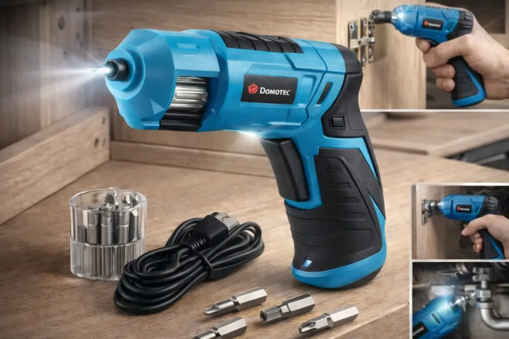 Аккумуляторный шуруповёрт с барабаном для бит DOMOTEC 3.6V Коломия - фото 1