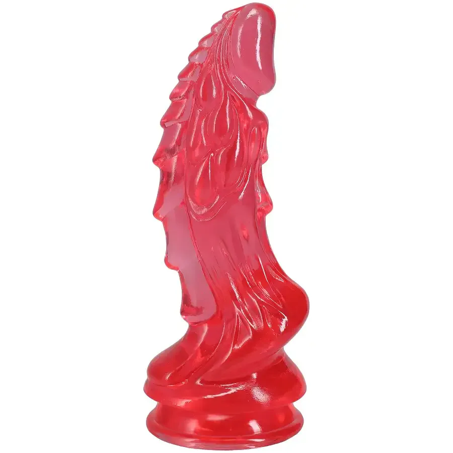Фентезійний фалоімітатор Doc Johnson Crystal Jellies - Invader Dong 8.5 Inch - Pink Львів - фото 2