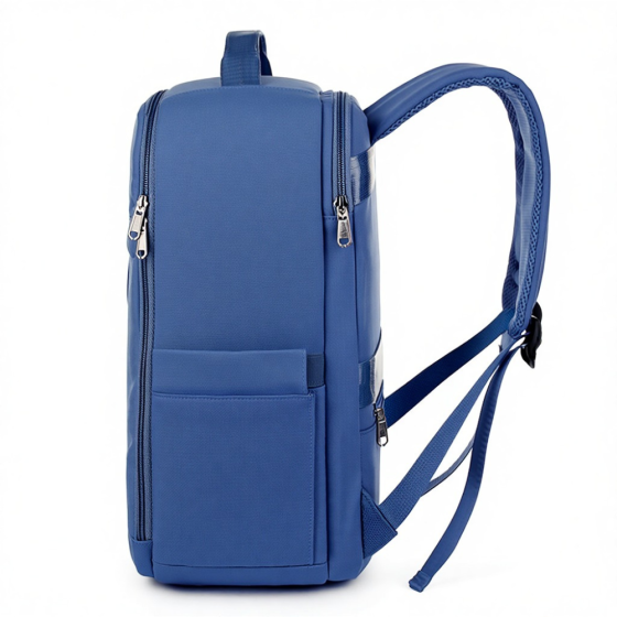 Рюкзак городской для путешествий дорожный влагоотталкивающий 40х20х25 см,материал Oxford,синий Кам'янець-Подільський