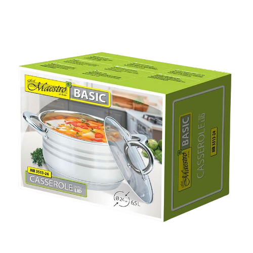 Каструля 6,5л d24см MR-3513-24 Maestro Житомир