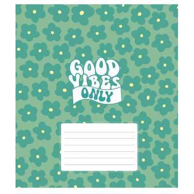 Тетрадь Школярик Good vibes only 24 листа линия (024-3561L) Винница - изображение 5