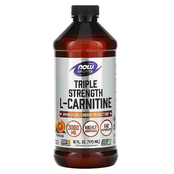 L-карнитин Now Foods Sports L-Carnitine 473 мл  вкус цитруса Киев