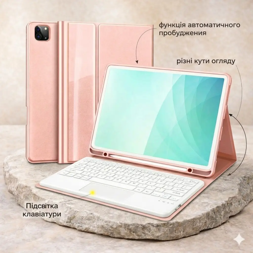 Чехол-клавиатура JADEMALL для iPad Pro 12.9