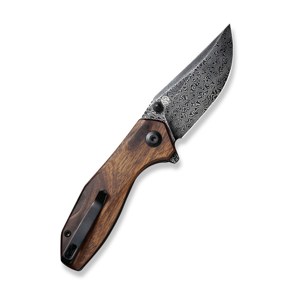 Ніж складаний кишеньковий Civivi ODD 22, (7.5 см) Damascus / Guibourtia Wood Київ - фото 2