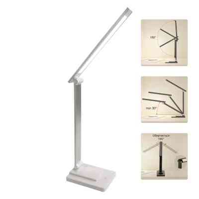 Настольная лампа Євросвітло LED Ridy-10-2 10 Вт біла Винница