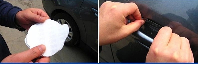 Наклейки для захисту зон під ручками авто від подряпи Київ - фото 5