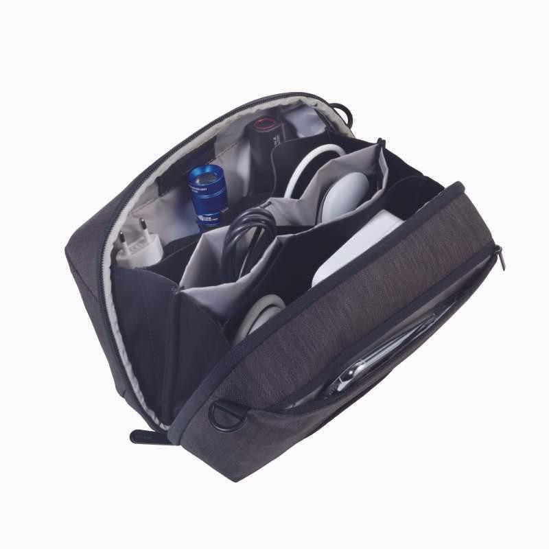 Органайзер Troika Toplader для кабелів з 2 відділеннями на блискавці. Рівне - фото 3