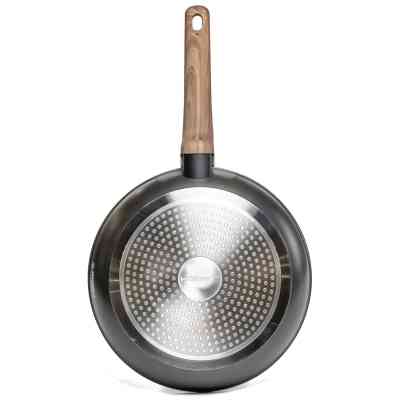 Сковорода Hölmer Wood кована з кришкою 28 см (FP-22528-SWBL Wood) Винница