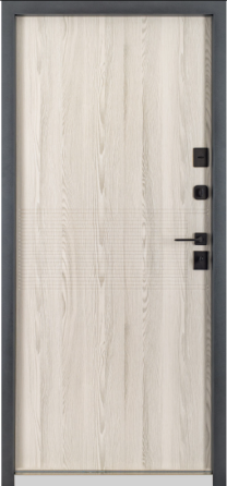 Дверь входная Гермес Форест 034 RAL 137 / ПВХ Клен айс + молдинг 860х2050 мм Киев
