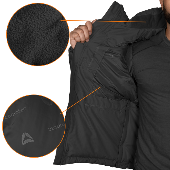 Тактическая теплая мужская куртка Patrol System 3.0 Черная 2XL Винница