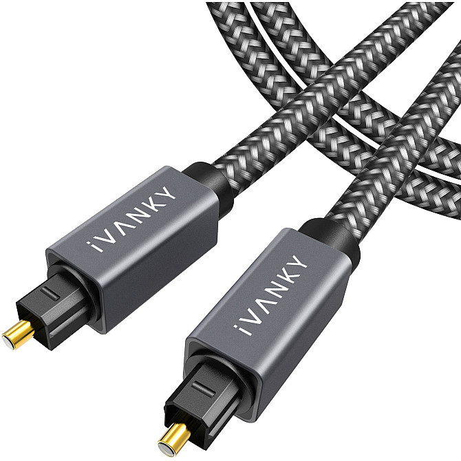 Цифровий оптичний аудіокабель iVANKY 1.8м Луцк - изображение 1