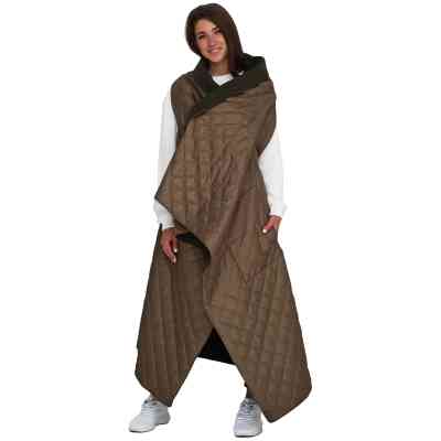 Плед Home Line 4 в 1 фліс хаки 140х190см (154008) Вінниця