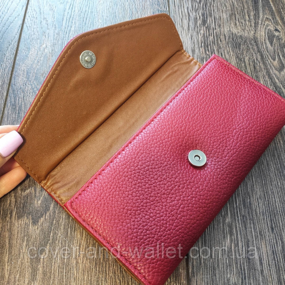 Стильний гаманець жіночий зі штучної шкіри Київ - фото 3