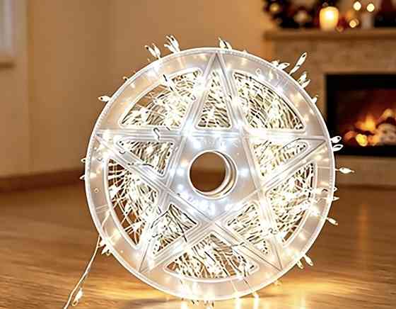 Гірлянда-бахрома 30 м 1000 led з usb Холодний білий (0926) Сміла