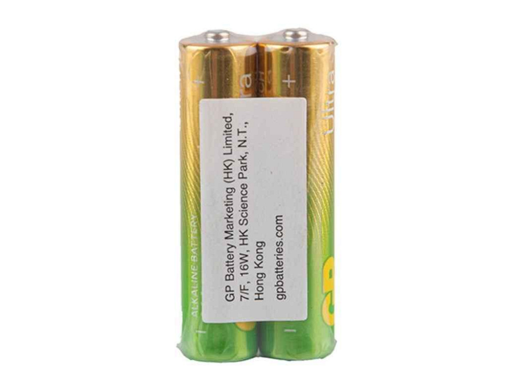 Батарейка лужна LR03/AAA Ultra Alkaline 1.5V 24AUEBCHM-2S2 2шт (спайка) ТМ GP Киев - изображение 1