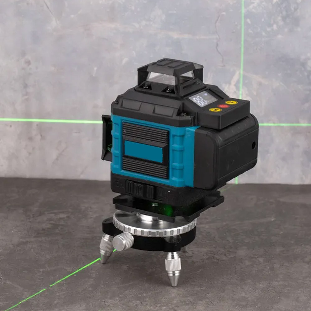 Лазерний рівень 4D на 16 ліній зі штативом і пультом, в кейсі / Лазерний нівелір / Лінійний нівелір Київ - фото 7