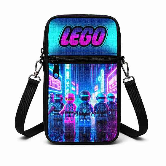 Сумка-чехол для телефона Lego детская через плечо, водонепроницаемая мини-сумка (4907) Киев