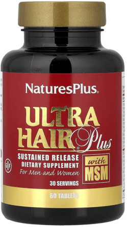 Вітаміни для волосся Nature's Plus Ultra Hair Plus with MSM 60 таб Київ