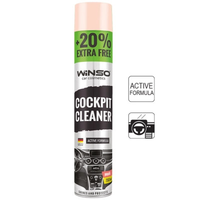 Автополироль WINSO Cockpit Cleaner персик 750ml (870580) Винница - изображение 1