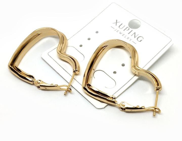 Серьги женские стильные Сердце Киев - изображение 1