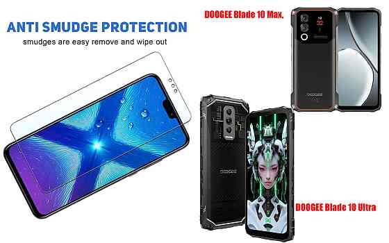 Защитное стекло NeoGlass для DOOGEE Blade 10 Max, Blade 10 Ultra – ультрапрозрачное и устойчивое Киев