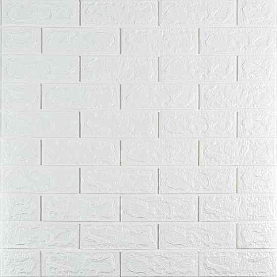 3D панель самоклеющаяся 690х780х5мм кирпич Белый (001-5) SW-00000029 Киев