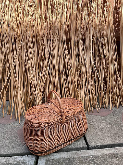 Кошик плетений з лози Київ - фото 1