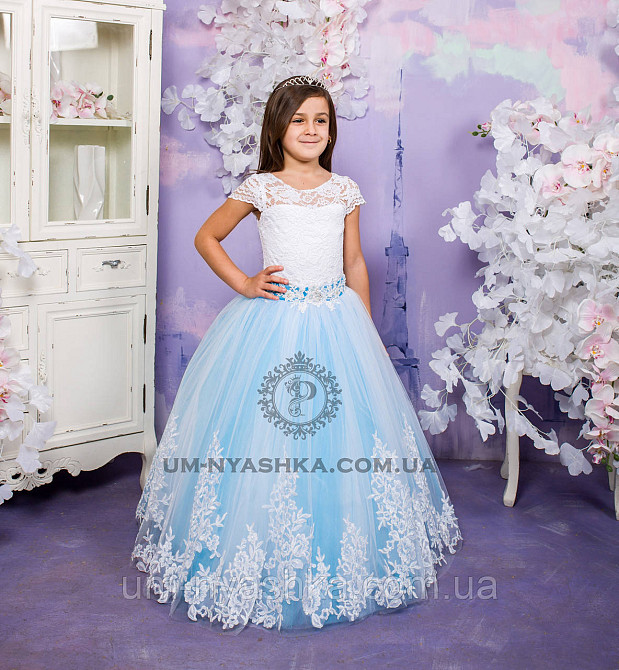 Длинное нарядное платье Дианочка  на 4-5, 6-7, 8-9 лет Кривой Рог - изображение 3