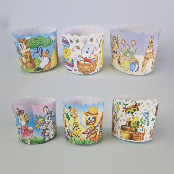 Форма для випікання базового куліча (85*90) Казкова (250 гр) (50 шт.) Харків