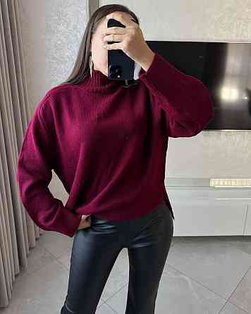 Женский оверсайз свитер машинная вязка Одесса