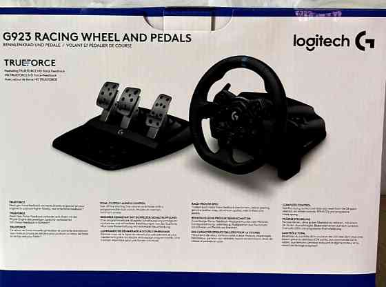 Комплект: Руль, Педали : Logitech G923 PS4/ PS5/PC. Киев