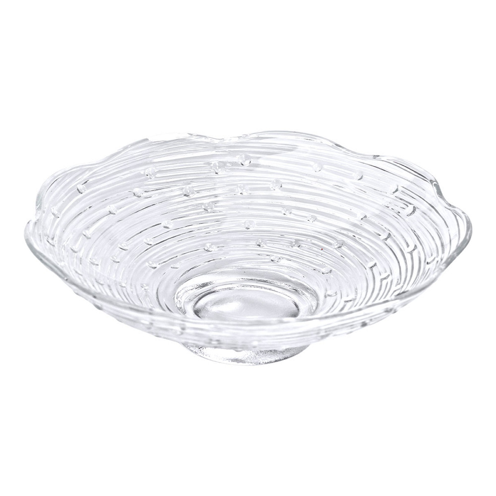 Yiwu Фруктовниця скляна Ø23 ваза для фруктів Листя лотоса HP-YH-12 Київ - фото 2