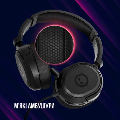 Навушники Lorgar Kaya 360 USB Black (LRG-GHS360) Вінниця - фото 4