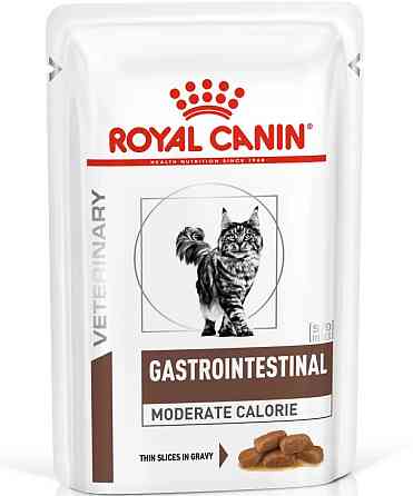 Royal Canin Gastrointestinal Moderate Calorie (Роял Канін Гастроінтестинал) вологий корм для кішок для шлунково-кишкового тракту 0.085 кг. х 12 шт. Запоріжжя