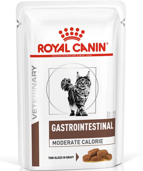 Royal Canin Gastrointestinal Moderate Calorie (Роял Канін Гастроінтестинал) вологий корм для кішок для шлунково-кишкового тракту 0.085 кг. х 12 шт. Запоріжжя - фото 1
